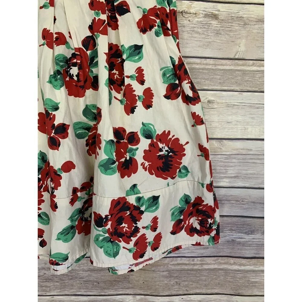 Kimchi Blue UO Size 10 Pleated Floral Boho - Picture 2 of 8